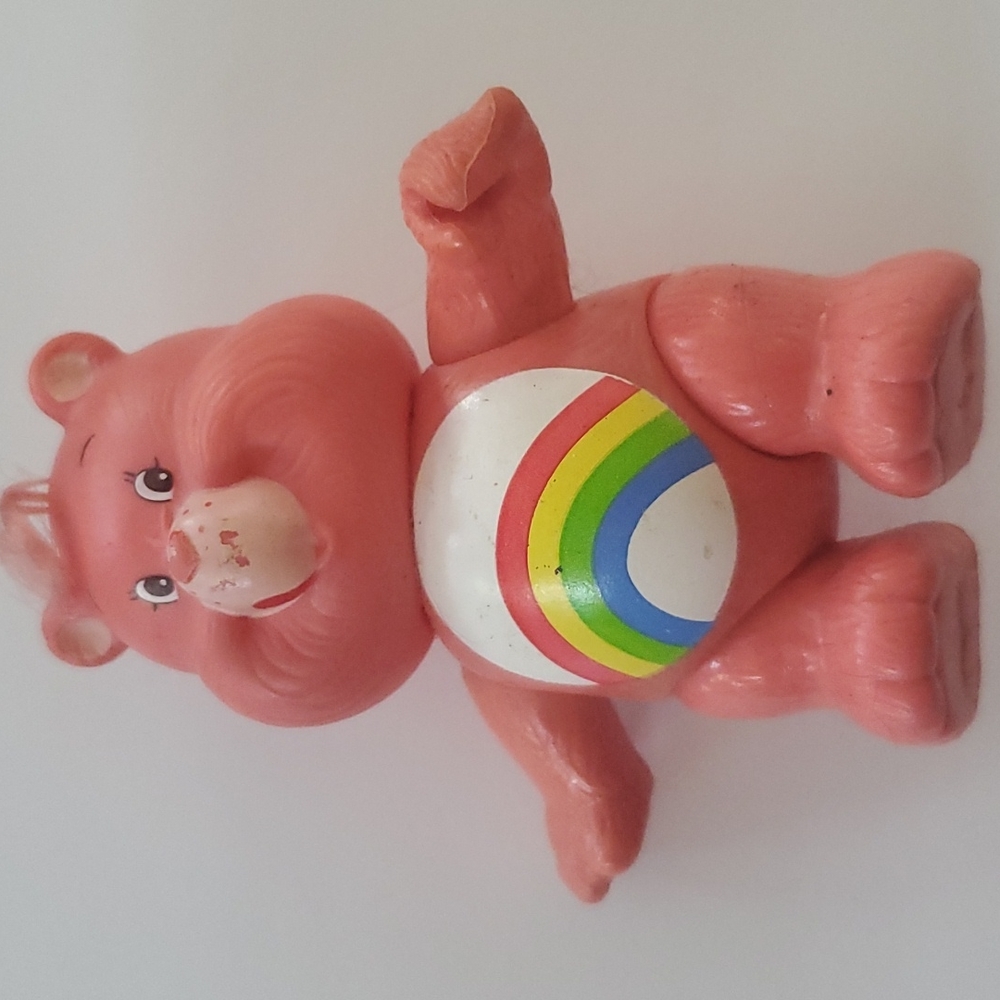 Vintage Care Bear toy Cheer Bear